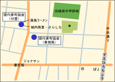 協会事務局周辺地図